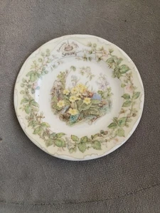 Miniatur Teeservice Teller Brombeerhecke Frühling - Bild 1 von 3