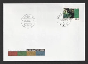 1998 Switzerland 90c Forest Bodmeren Pro Patria FDC. Muotathal First Day Cover - Picture 1 of 1