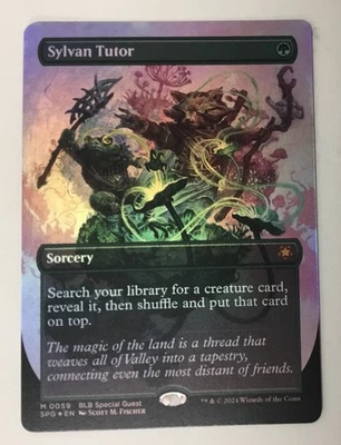 Sylvan Tutor (Borderless) Special Guests Foil - Image 1 of 2