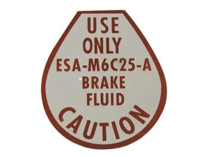 New! 1967 Ford Mustang Mustang Falcon Fairlane Galaxie Master Cylinder Decal 332 - Bild 1 von 3