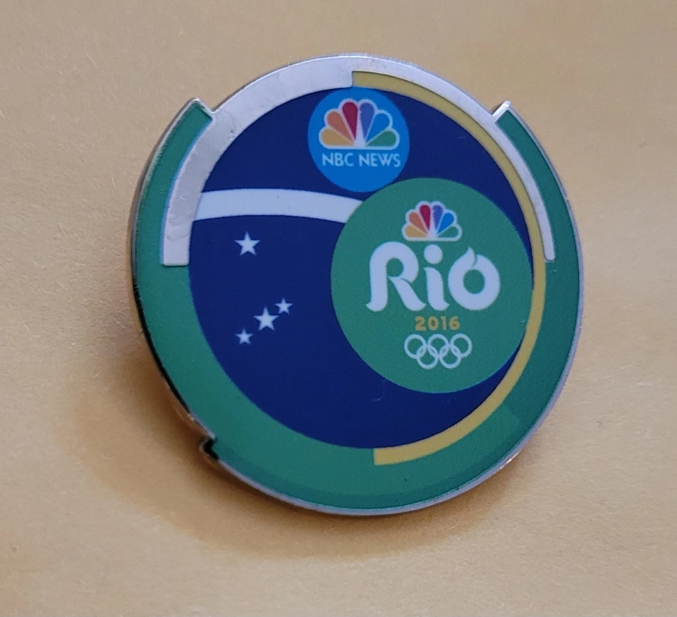 RIO 2016 OLYMPIC  NBC  NEWS  MEDIA PIN - Imagem 1 de 1