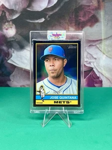 2024 Topps Heritage Chrome Black Jose Quintana /76 #242 - Bild 1 von 3