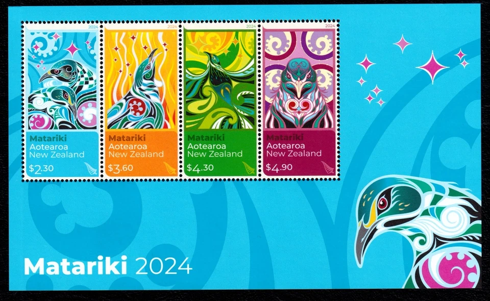 Hoja miniatura Nueva Zelanda 2024 Matariki como nueva MNH Foto 1 de 1