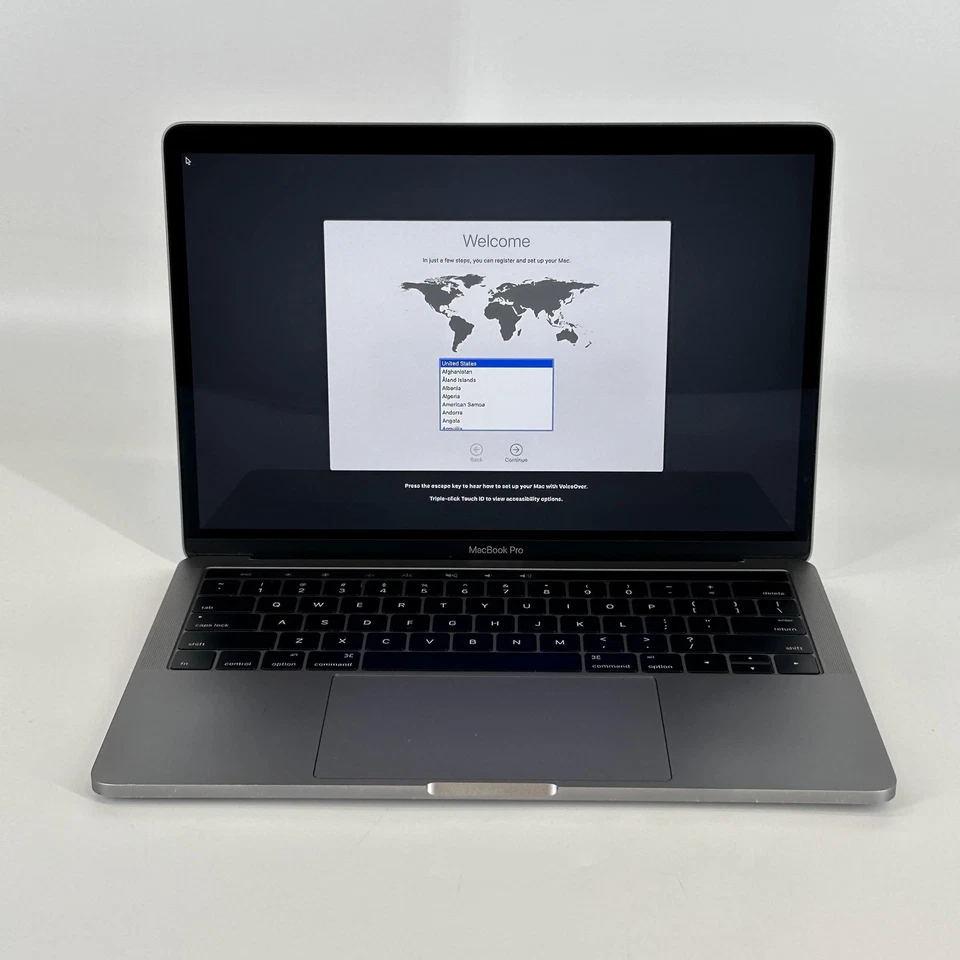 MacBook Pro 13 Silver 2016 3.1 GHz Intel Core i5 16GB 512GB SSD - Bent Frame - Image 1 of 4