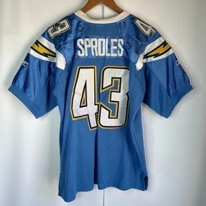 Los Angeles Chargers #43 Darren Sproles Football Jersey Mens Size 48 Old Reebok - Picture 1 of 7