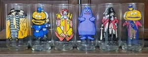 Juego completo de 6 vasos McDonalds Vintage 1977 serie coleccionistas - Imagen 1 de 13