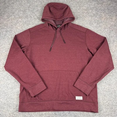 Eddie Bauer Polar Todos los Días Sudadera con Capucha Pullover Bolsillos Borgoña Para Hombres Grande L Foto 1 de 4