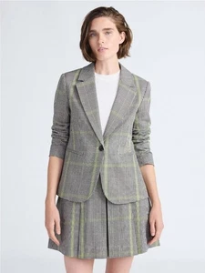 Free Assembly Damen Einreiher Blazer Schwarz/Limette Gr. XS 0-2 Neu mit Etikett!!  - Bild 1 von 4