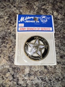 Military Service Company 1 1/ 2 Inch Challenge Coin Army Branch Of Service - Picture 1 of 3