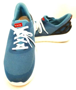 Scarpe/Sneakers da passeggio ortopediche Kizik Athens blu profondo slip on taglia 13W - Foto 1 di 8