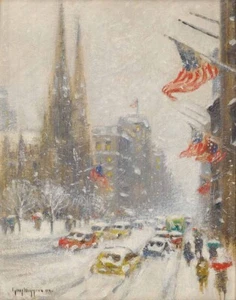 Guy Carleton Wiggins St Patricks Day Canvas Print 16 x 20 - Picture 1 of 4