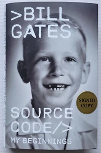 Bill Gates Source Code, My Beginnings Signed HC Book Autographed - IN HAND - Picture 1 of 2