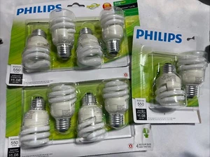 Philips Compact Fluorescent T2 Mini-Twister Medium Base A19 Soft White 10 Pack - Picture 1 of 2