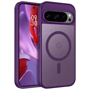 Custodia magnetica per Google Pixel 9 Pro XL opaca antiurto protettiva cover telefono - Foto 1 di 44
