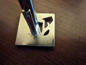 Vintage Swank Music Note Piano Silver Tone Cuff Links Cut out design music note - Picture 1 of 7