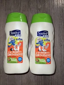 2 Suave Kids 2in1 Shampoo & Conditioner 12oz Tear Free Cowabunga Coconut RARE - Picture 1 of 3