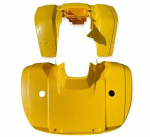 NEW HONDA TRX300 TRX 300 FRONT AND REAR FENDER SET YELLOW 88-00 SET TPO PLASTICS - Picture 1 of 4