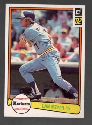 1982 Donruss Dan Meyer Seattle Mariners #176 Near Mint or Better - Image 1 of 2