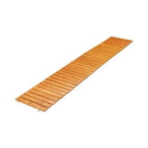 Garden Wooden Pathway 8ft Straight Roll-Out - Picture 1 of 8