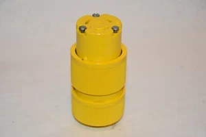 NUEVO ENCHUFE DE BLOQUEO HEMBRA GE GENERAL ELECTRIC L10 20A 125/250V - Imagen 1 de 4