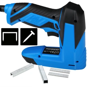 Elektrotacker Kombitacker Tacker Klammergerät Klammern & Nägel Nagler Monzana  - Bild 1 von 9