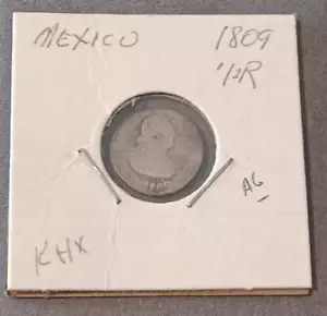 Colonial Mexico 1809 M~ .903 Silver 1 Reales ~ Ferdinand VII~ - Picture 1 of 3