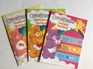 CareBears Set Of 3 Workbooks Concepts, Preschool & Kindergarten-Some Flaws - Picture 1 of 10