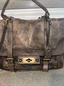 Bolso Bandolera Mensajero FRYE Cameron Cartera Cuero Coñac Envejecido - Imagen 1 de 7
