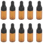 10pcs 3ml Empty brown Glass Dropper Bottles with Pipette for Essential Oil O9V5