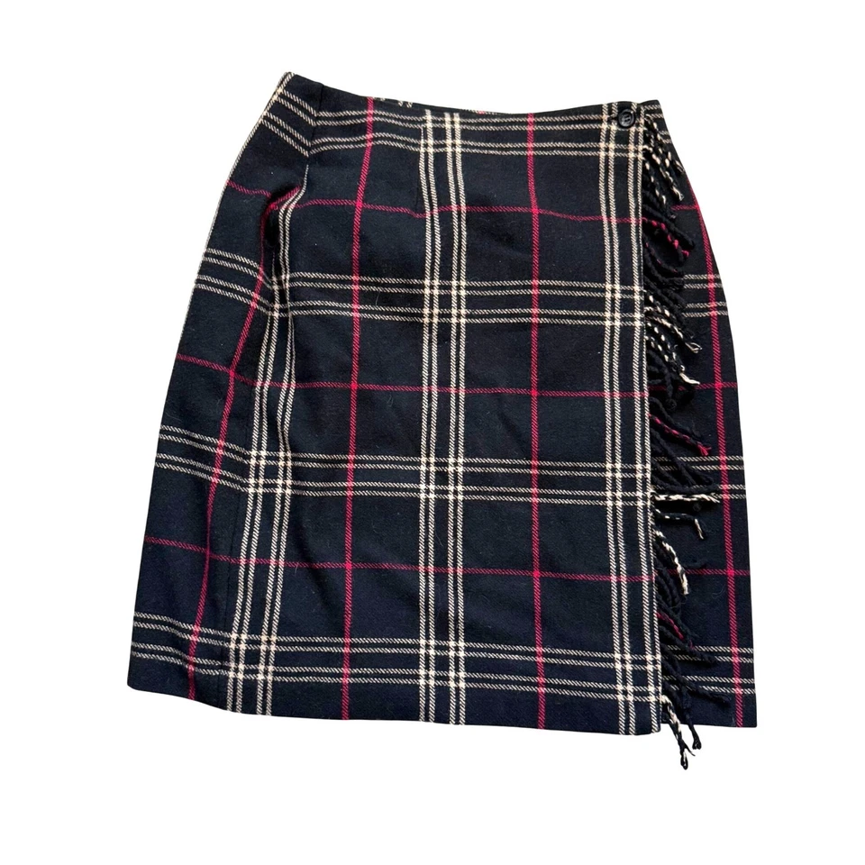 Falda manta a cuadros envolvente sintética de lana forrada Bice Sag Harbor para mujer 12 Foto 1 de 4