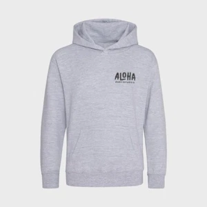 ALOHA - Surfboards Kids Hoodie - Grey - Casual Long Sleeve Hooded Top - Picture 1 of 1