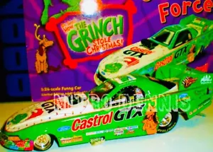 NHRA JOHN FORCE 1:24 Diecast CHRISTMAS GRINCH Funny Car NITRO DENNIS Action - Picture 1 of 6