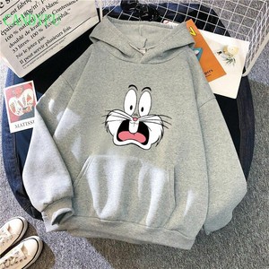 Moda mujer sudadera con capucha sudaderas corazón dedo patrón de manga  larga informal suelta sudader Abanopi Gris/M | Walmart en línea