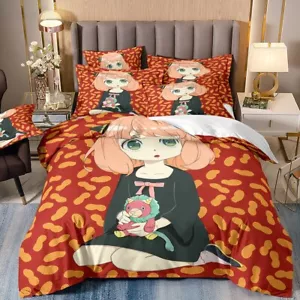 08 SPY×FAMILY Quilt Cover Duvet Cover Single Size Doona Bed Decor/Customizable - Picture 1 of 3