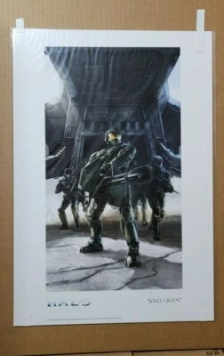 * Arte HALO "Jolly Green" (Edición Limitada 129/150 (19"x13") * ¡NUEVO! Foto 1 de 4