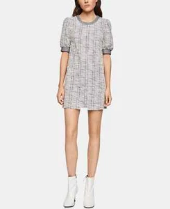 BCBGeneration Women's Pleated Short Sleeve Pleated Knee Length Dress - Picture 1 of 8