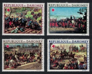 SALE Dahomey Red Cross Paintings 4v 1968 MNH SG#335-338 MI#352-355 - Picture 1 of 1