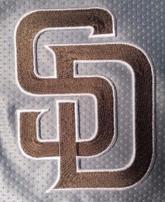 Padres patch San Diego Padres patch SD sleeve jersey patch padres patch 4" tall - Image 1 of 4