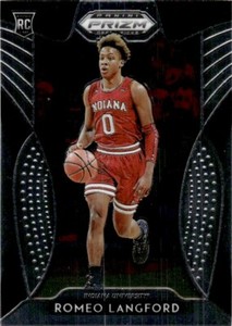 2019-20 Panini Prizm Draft Picks Basketball Card Romeo Langford Rookie C #16