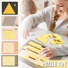 Wooden Puzzles Challenge Toys Kids Gift Q2L6