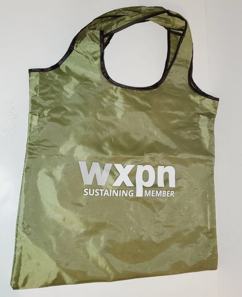 WXPN PHILADELPHIA PUBLIC RADIO STATION 88.5 FM SUSTAINING MEMBER NYLON TOTEBAG - Image 1 of 1