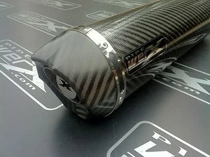 Silenciador de escape de salida de carbono redondo Honda CBR 1000 RR 2008-2013 - Imagen 1 de 1