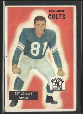 1955 Bowman #107 Art Spinney VG - Image 1 of 2