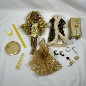 Rainbow High Rainbow Vision Meline Luxe Neu Rainbow Divas Gold MGA Modepuppe - Bild 1 von 14