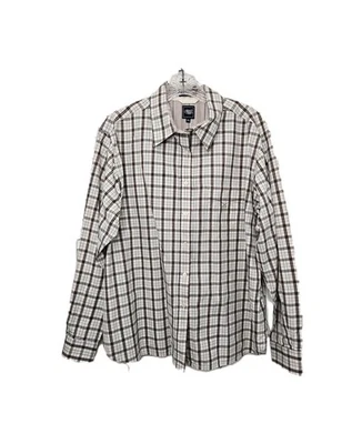 Cruel Girl Plaid Striped Long Sleeve Button Down Embroidered Western Shirt XXL - Image 1 of 4