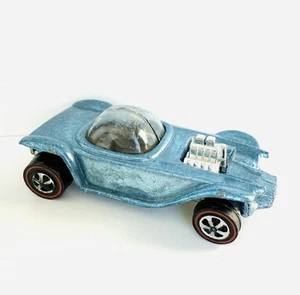 Hot Wheels Redline 1968 Beatnik Bandit US Light Blue Original with Dark Interior - Picture 1 of 8