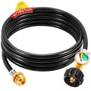 12FT Propane Hose Propane Adapter Hose 1lb to 20lb Connection, Propane Tank H... - Picture 1 of 7