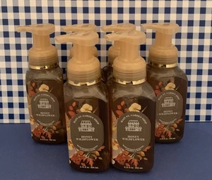 6X ~ Bath Body Works ~ HONEY WILDFLOWER ~ Gentle Foaming Hand Soap - Picture 1 of 1