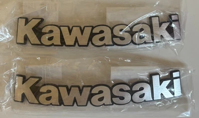 Emblème de réservoir de carburant KAWASAKI authentique OEM 56054 2908 2909 de... - Photo 1/4