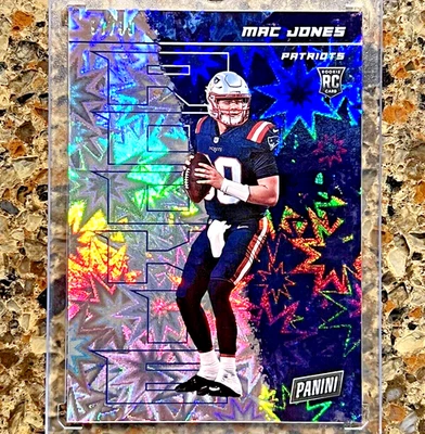 MAC JONES 2021 PANINI PLAYER OF THE DAY KABOOM! #'d 97/99 SSP Rookie Card (RC) - Image 1 of 4